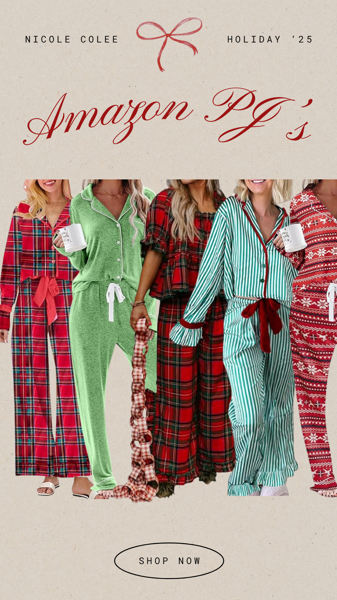 Amazon Christmas PJ's for the win. So many cute styles, I ordered a ton and can't wait to style for you!

Shop here!
Nicole Colee, Amazon, Xmas Pajamas, matching pajamas, family pajamas, christmas pajamas 

 #LTKGiftGuide #LTKHoliday #LTKSeasonal