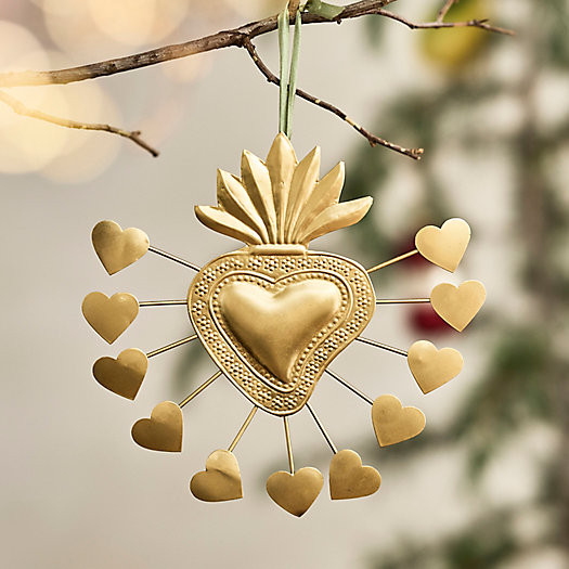 Sacred Heart with Heart Rays Ornament | Terrain