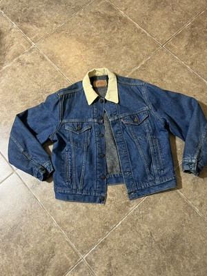 Vintage Levi’s Type 3 Jacket Denim Corduroy Collar Troy Blanket Lined Sz 44 USA | eBay | eBay US