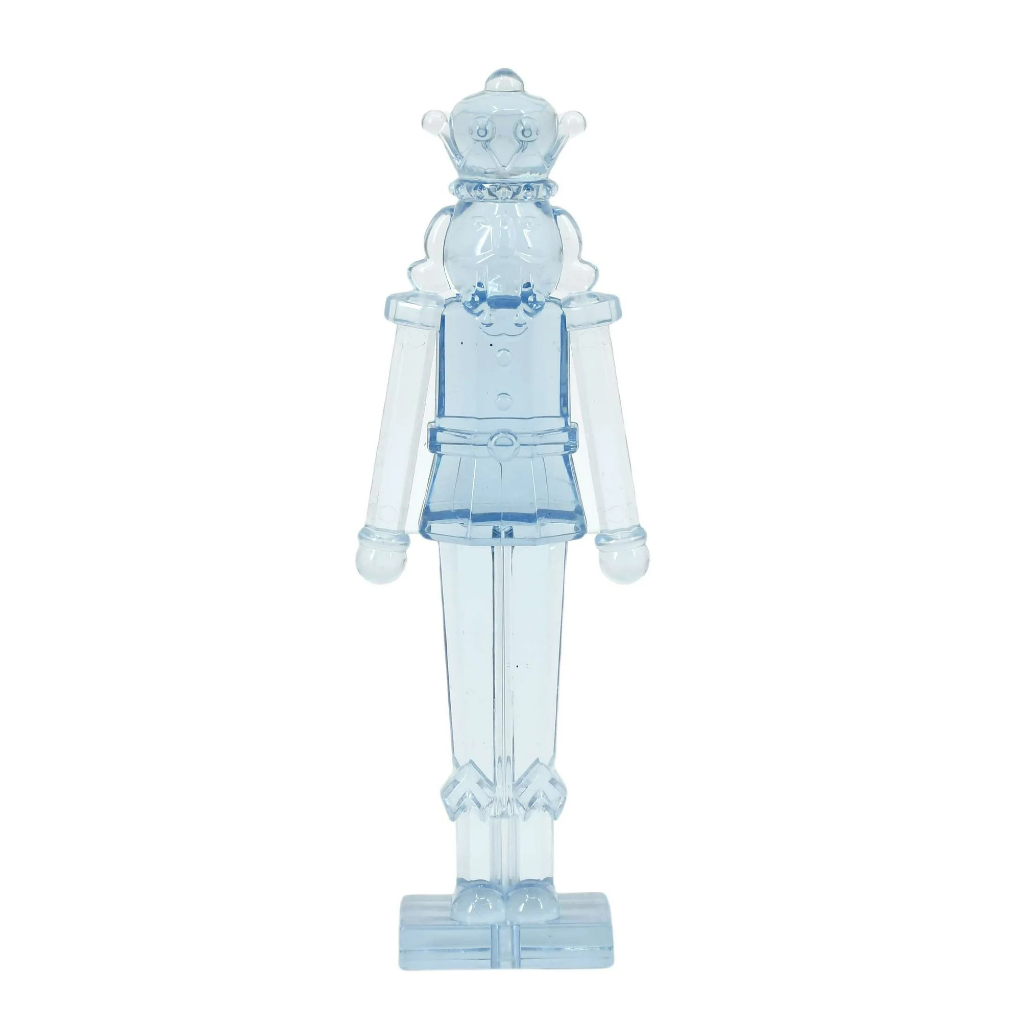 Transparent Decorative Nutcracker, Blue, 7.25", by Holiday Time | Walmart (US)