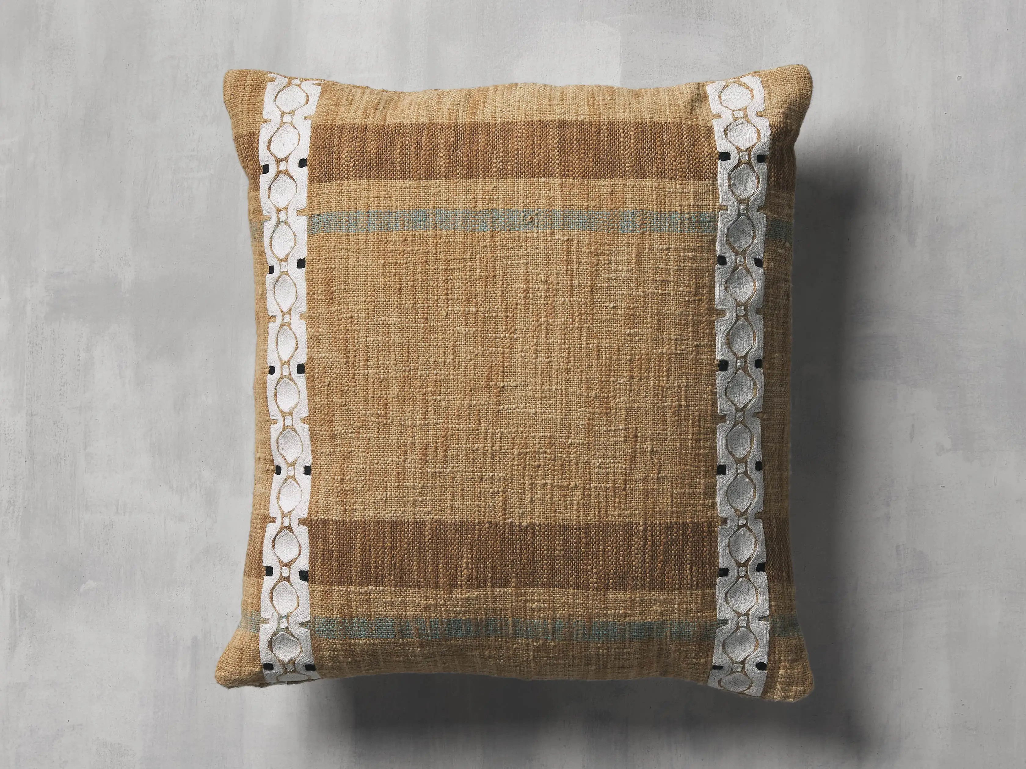 Cambria Square Pillow Cover | Arhaus