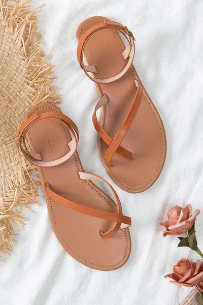 Pandora Strappy Criss Cross Toe Post Thong Sandals | Cupshe