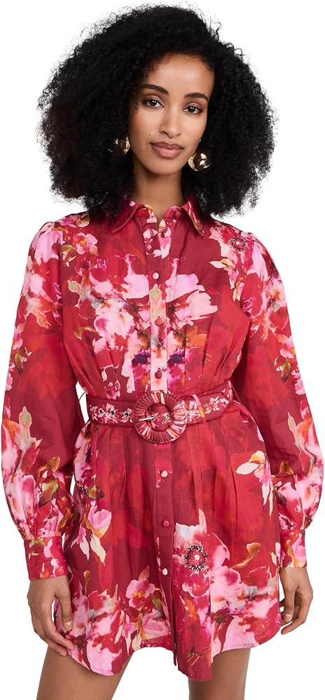 Women's Short Dress with Buckle Belt | Amazon (US)