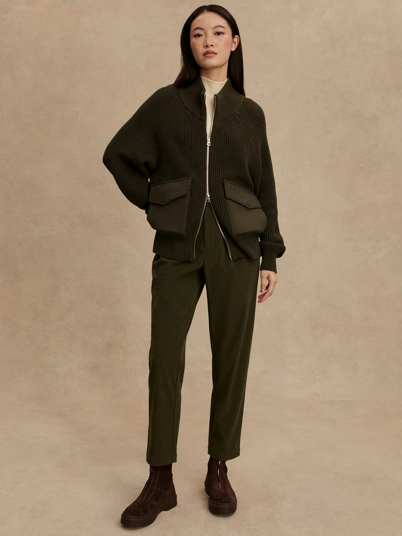 Tessa Zip-Through Knit Jacket | Varley US