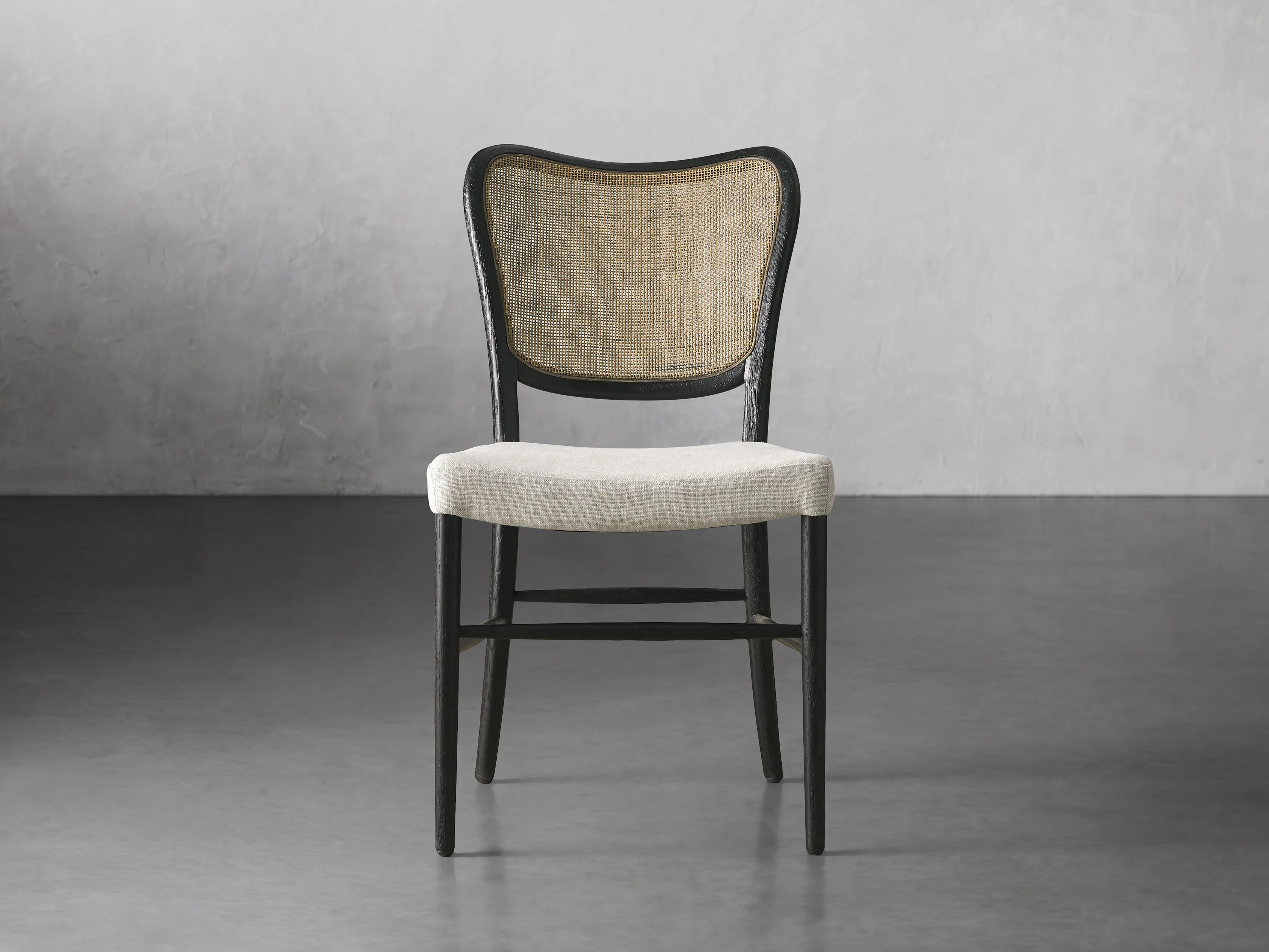 Noa Dining Chair in Black Drifted | Arhaus