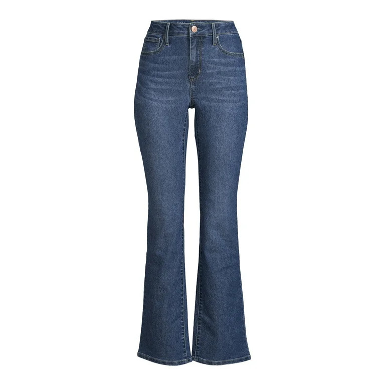No Boundaries Juniors' Mid Rise Bootcut Jean - Walmart.com | Walmart (US)