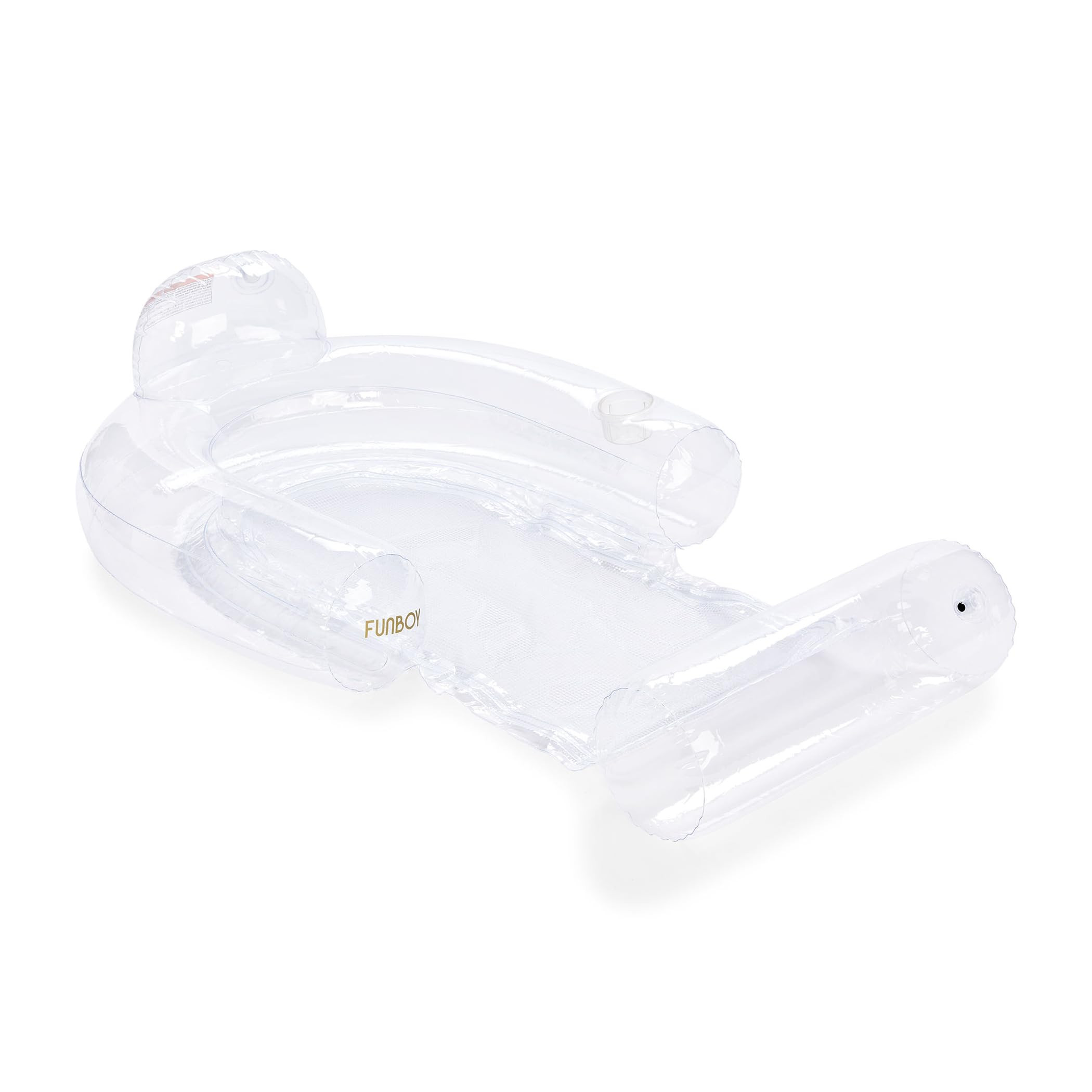 FUNBOY Clear Inflatable Mesh Pool Float 2-in-1 Pool Chair Float & Mesh Water Hammock 53" Pool Ham... | Amazon (US)