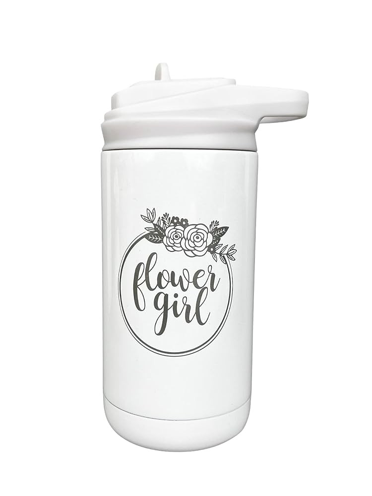 Legacy and Light Flower Girl 12 oz Water Bottle, Tumbler for Flower girl, Flower Girl Proposal, W... | Amazon (US)