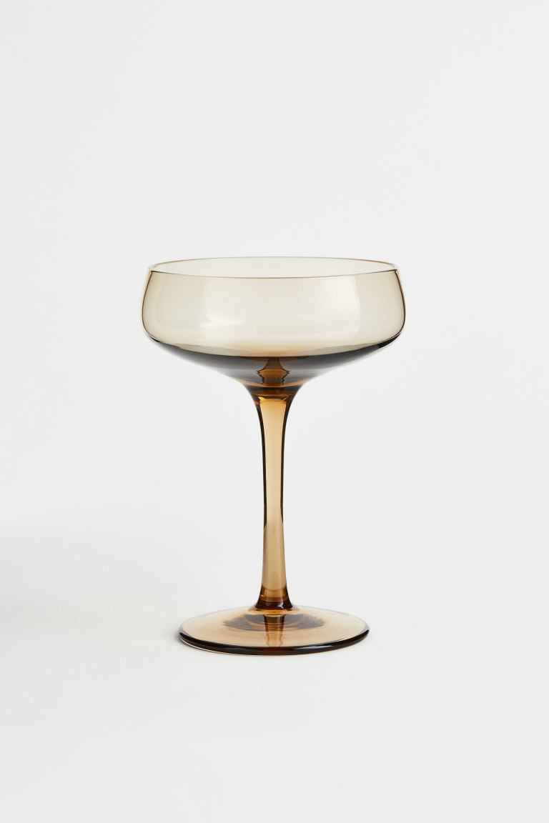 Champagne Coupe - Amber-colored - Home All | H&M US | H&M (US + CA)