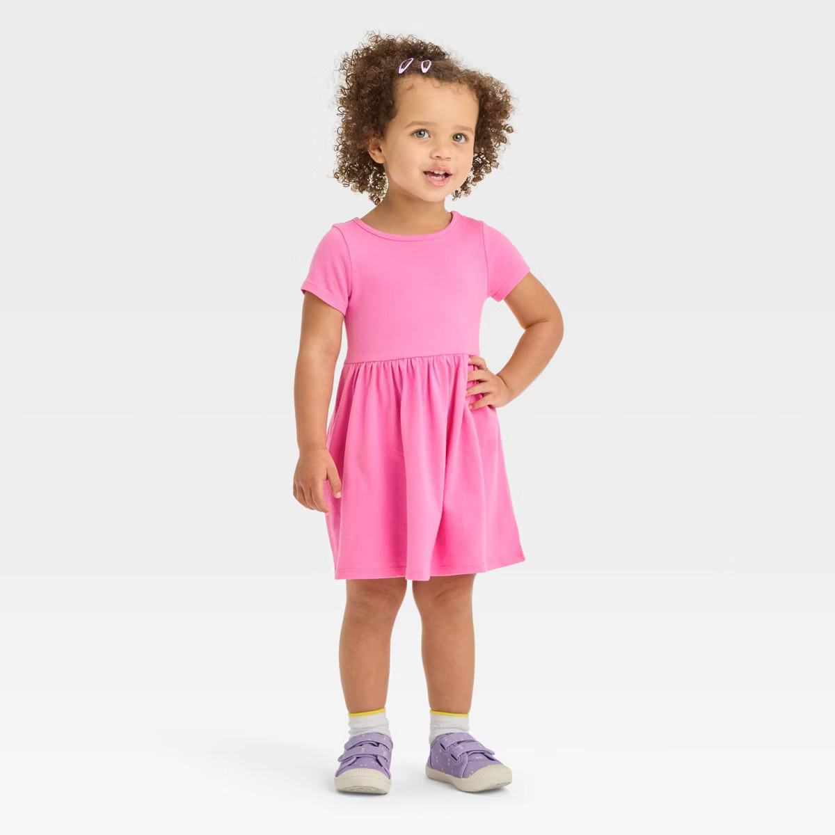 Toddler Girls' Short Sleeve Dress - Cat & Jack™ | Target