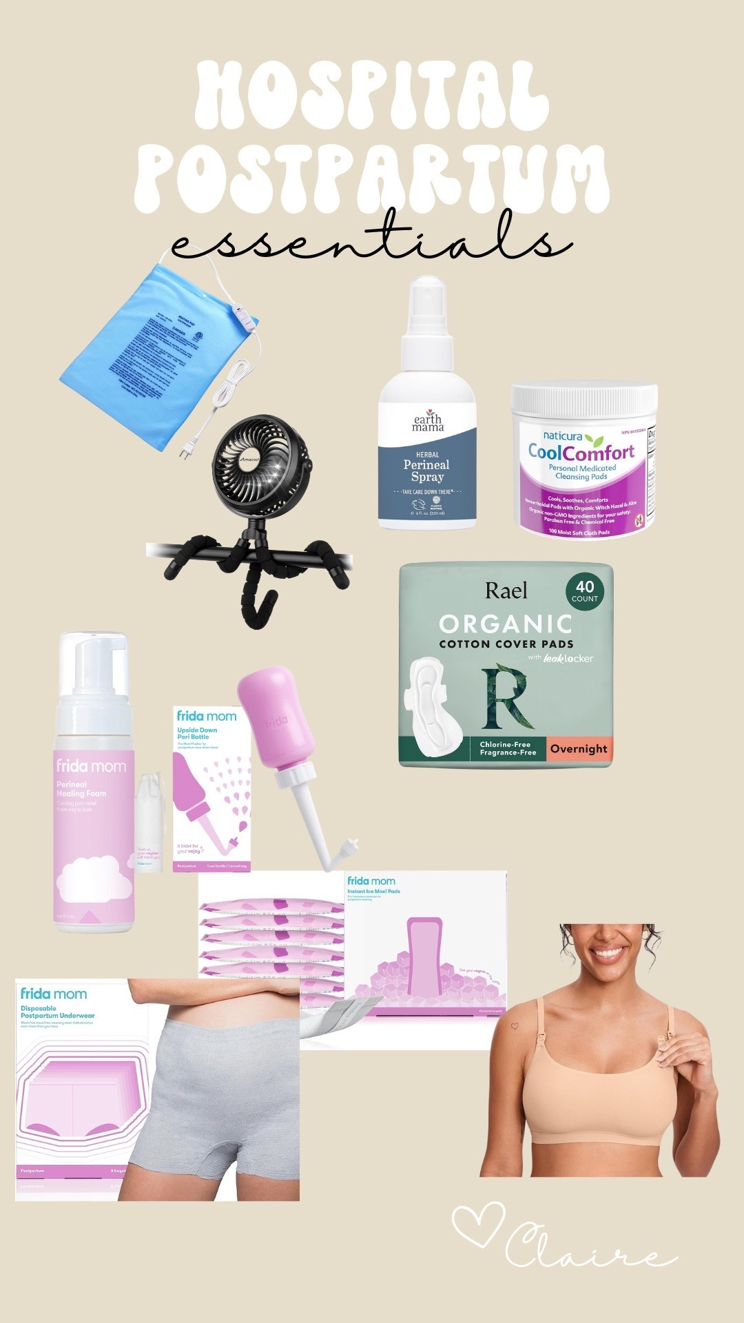 As a third time mom who just gave birth to twins these are my absolute postpartum essentials!! Number one being the heating pad for those postpartum cramps! + some of my favorite non toxic/ organic products & favorite nursing bra. 

#LTKmomlife #LTKBump #LTKselfcare