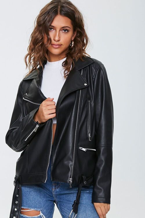 Faux Leather Moto Jacket | Forever 21 (US)