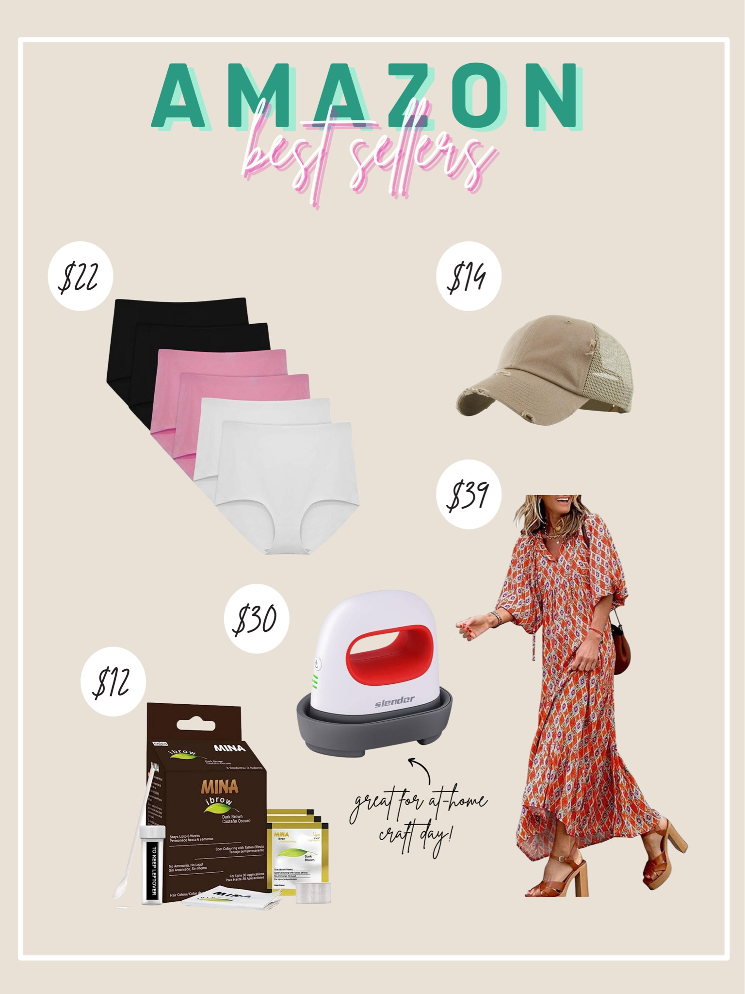 Our favorites from Amazon this past week! I am living for the Free People dupe dress! 

Amazon finds, free people dupe on Amazon, cute Amazon maternity wear, best Amazon finds, distressed hat, at home brow tint kit, craft finds on Amazon, bump friendly amazon finds 

#LTKFind #LTKbump #LTKstyletip