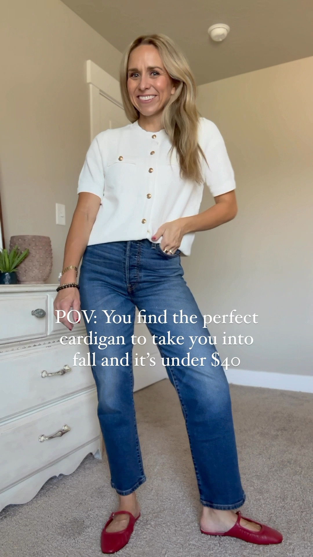 Easy fall outfit idea! This cardigan is such a great piece for transitioning from summer to fall.  And these viral stretchy jeans are guaranteed to make your bum look good!

Everything is true to size! 

#LTKSeasonal #LTKFindsUnder100 #LTKStyleTip