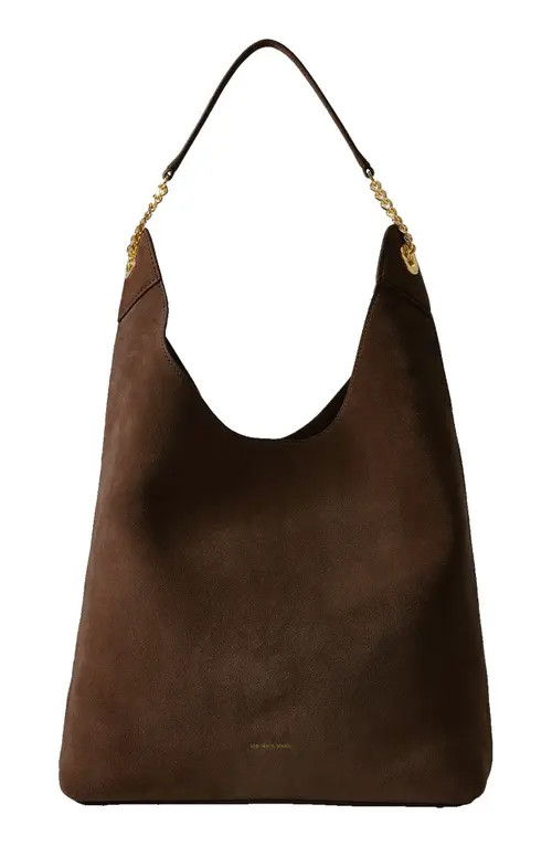 Veronica Beard Jour Suede Hobo Bag in Espresso at Nordstrom | Nordstrom