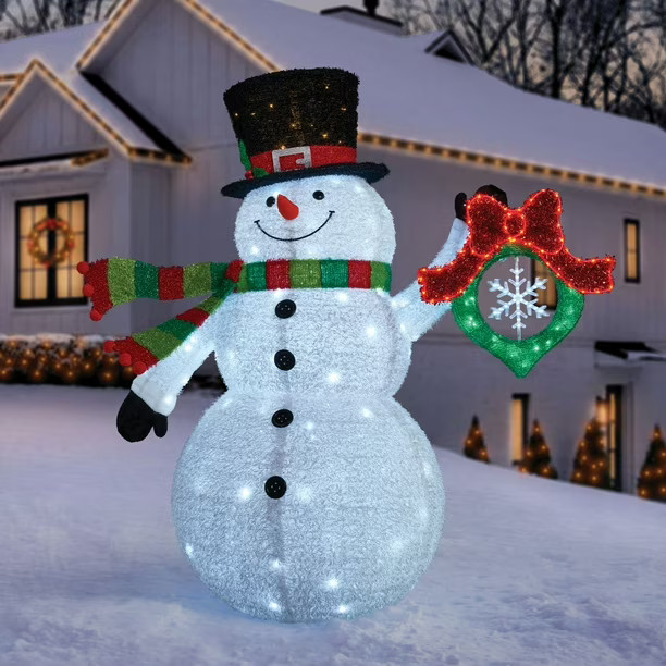 Member's Mark 6' Pre-Lit Pop-up Twinkling Snowman | Sam's Club