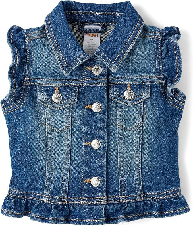 Gymboree Girls' and Toddler Denim Vest | Amazon (US)