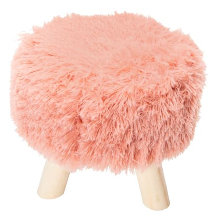 Furry Stool 10.43in x 10.24in | Five Below