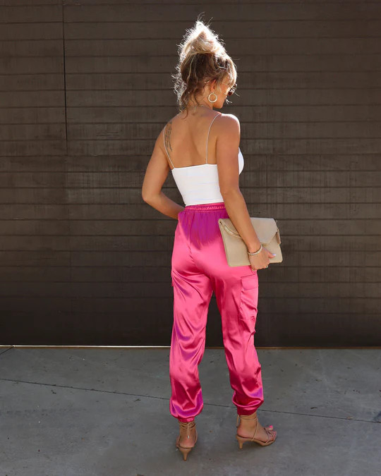 Athena Satin Cargo Pants | VICI