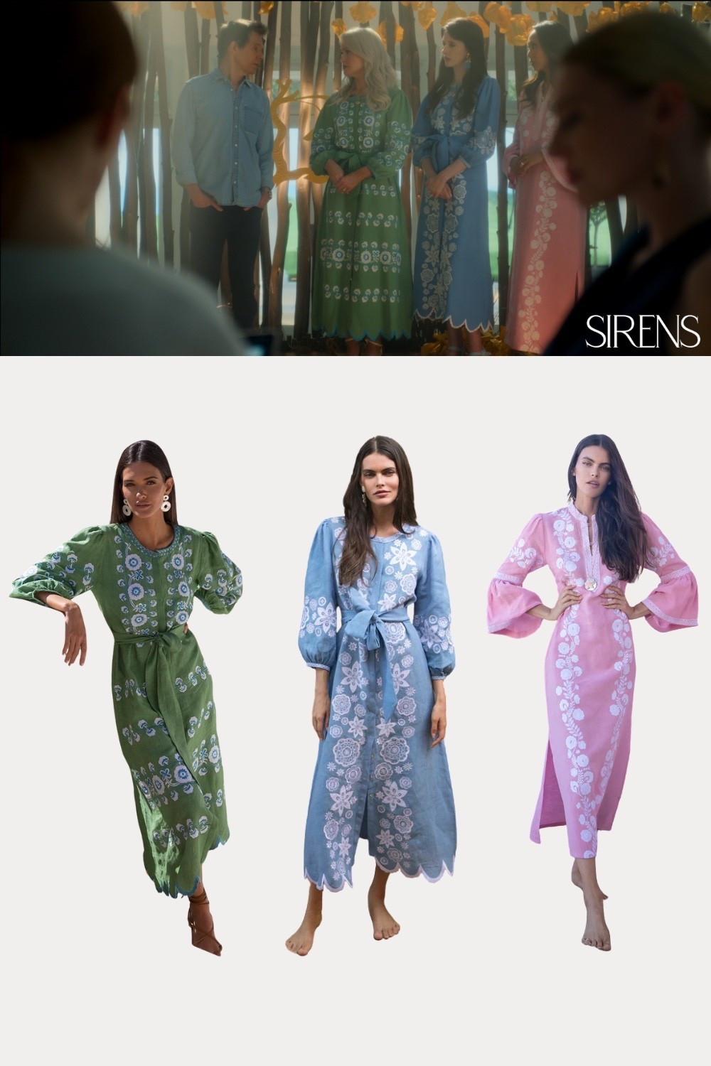 Netflix Sirens: Cloe, Astrid and Lisa’s dresses

#LTKStyleTip