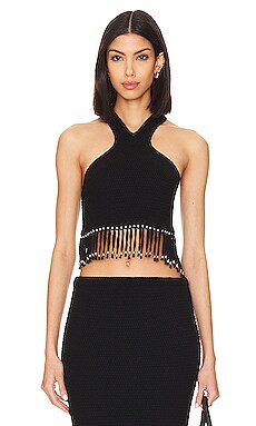 Lovers and Friends Bryony Fringe Top in Black from Revolve.com | Revolve Clothing (Global)