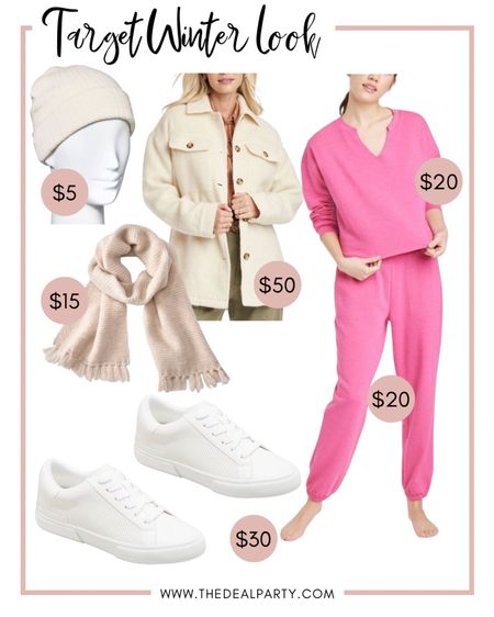 Target Winter Look | Winter Fashion | Winter Deals | Pink Joggers | Pink Sweatshirt | Casual Outfit | Lounge Set | Loungewear | White Sneakers | Sneakers 

#LTKunder100 #LTKstyletip #LTKunder50
