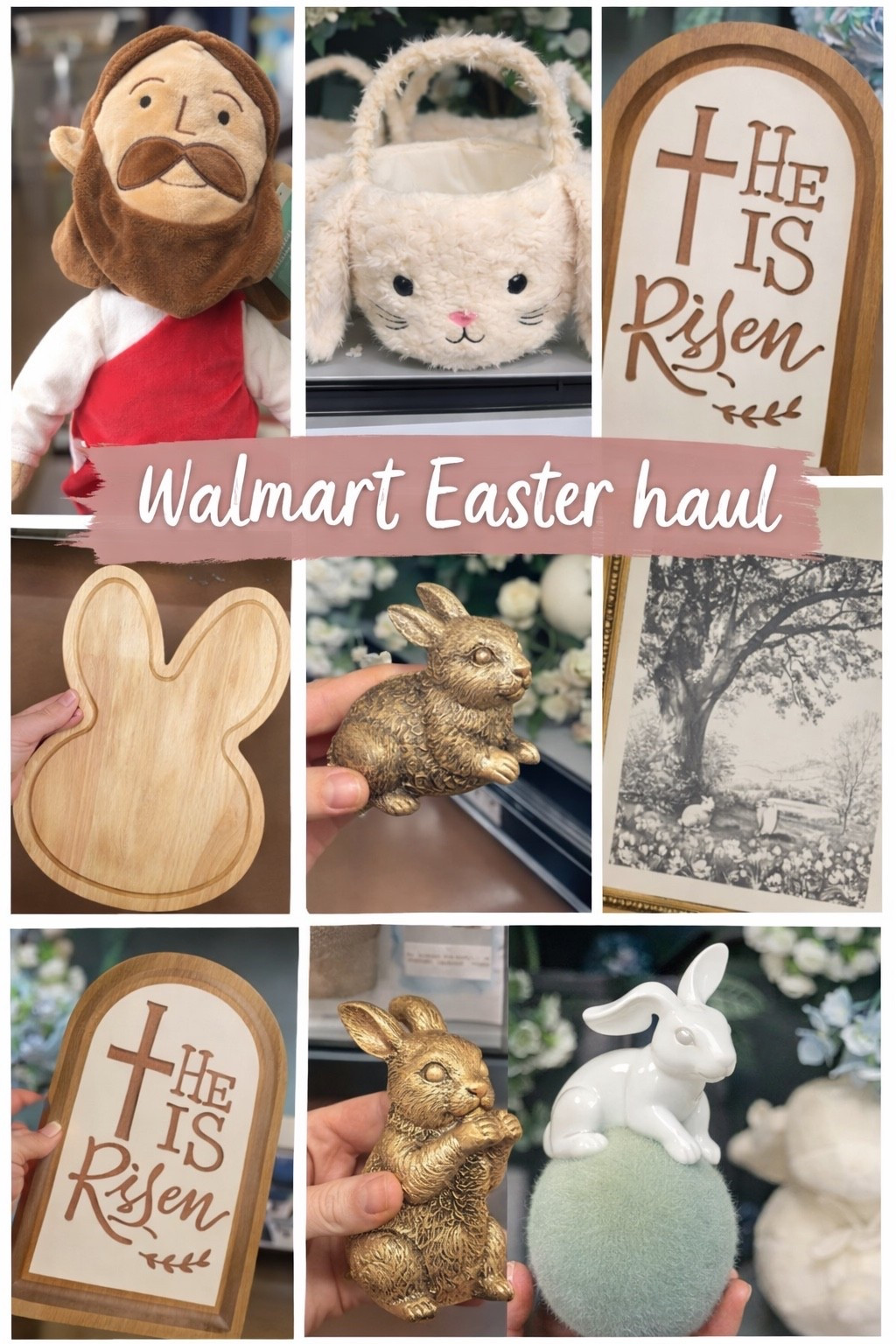 Easter finds from Walmart that are giving soft, neutral, faith-filled spring vibes 🐰🌿

From the sweetest “He Is Risen” sign to the cutest bunny baskets and gold accents — these pieces are perfect for creating a simple, meaningful Easter look in your home without spending a fortune.

Affordable. Neutral. So good. ✨

Everything linked here 🤍

#LTKHome
#LTKSpring
#LTKEaster
#WalmartFinds
#WalmartHome
#EasterDecor
#SpringHome
#NeutralDecor
#FaithBasedHome
#HeIsRisen
#BunnyDecor
#AffordableHome
#EasterInspo
#SeasonalDecor
#HomeStyling

#LTKHome #LTKKids #LTKmomlife