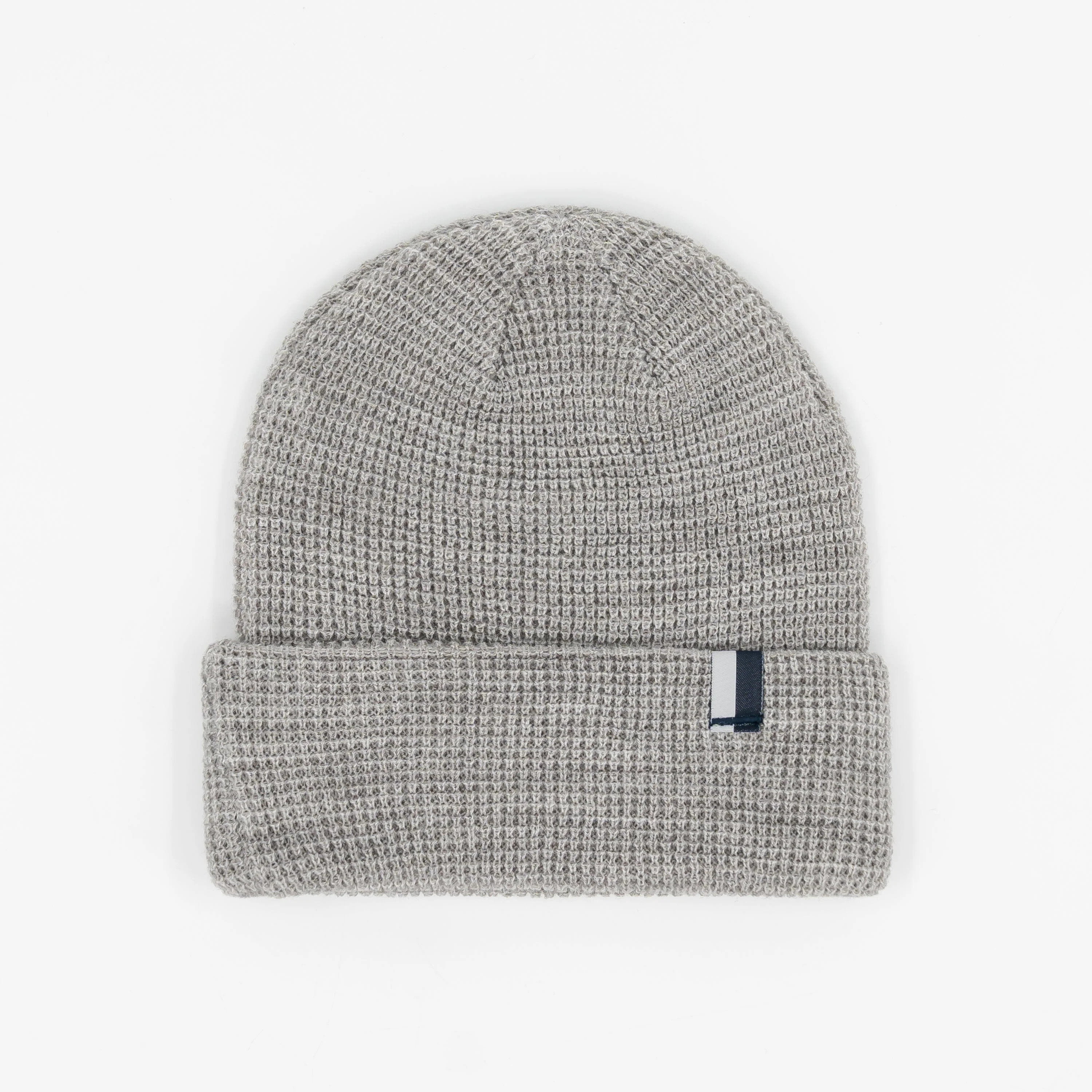 Lodge Beanie - Heather - Stainless Steel/White | Rhoback | RHOBACK