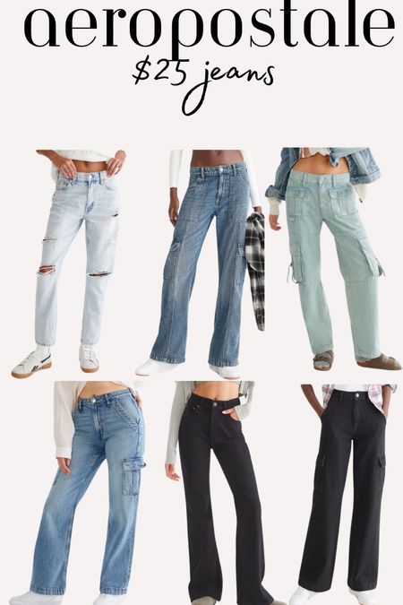 Aeropostale jeans for only $25!! Loving the cargo jeans! Would be perfect for teens for Christmas! 

#LTKsalealert #LTKGiftGuide