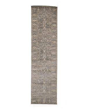 Made In Egypt 3x10 Rosemarie Floral Border Runner | TJ Maxx