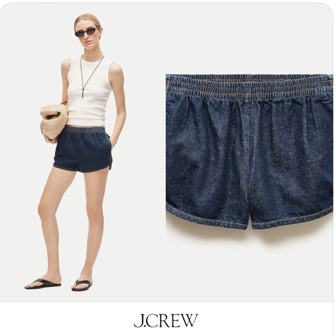 Boxer short in drapey denim
$89.50
$49.50
(45% OFF)
LIMITED TIME. PRICE AS MARKED.

#LTKSaleAlert