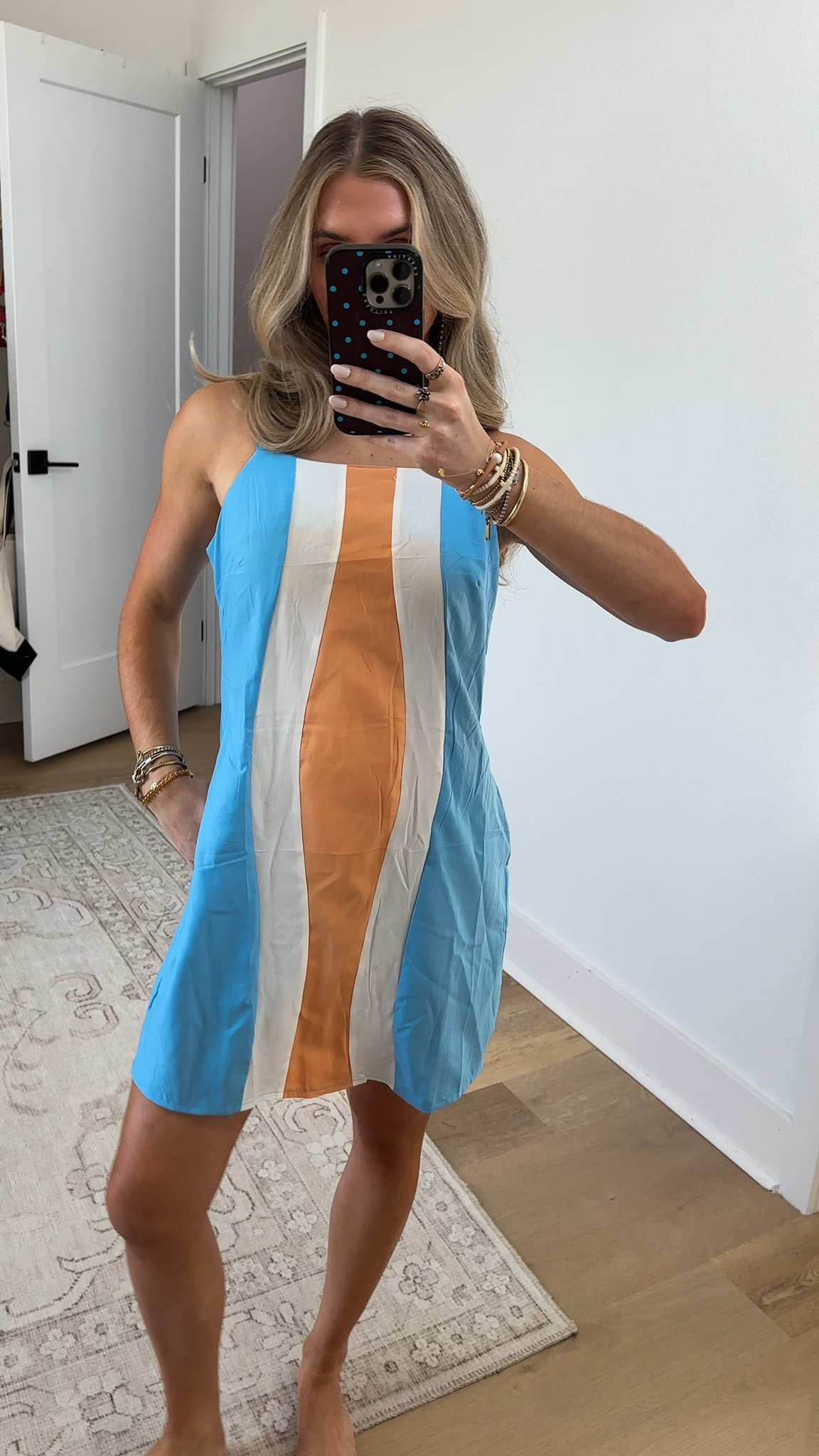 Amazon size small Yidarer Women's Summer Boho Mini Dress Color Block Beach Sundress Casual Vacation Outfits with Pockets

#LTKootd #LTKSaleAlert #LTKSeasonal