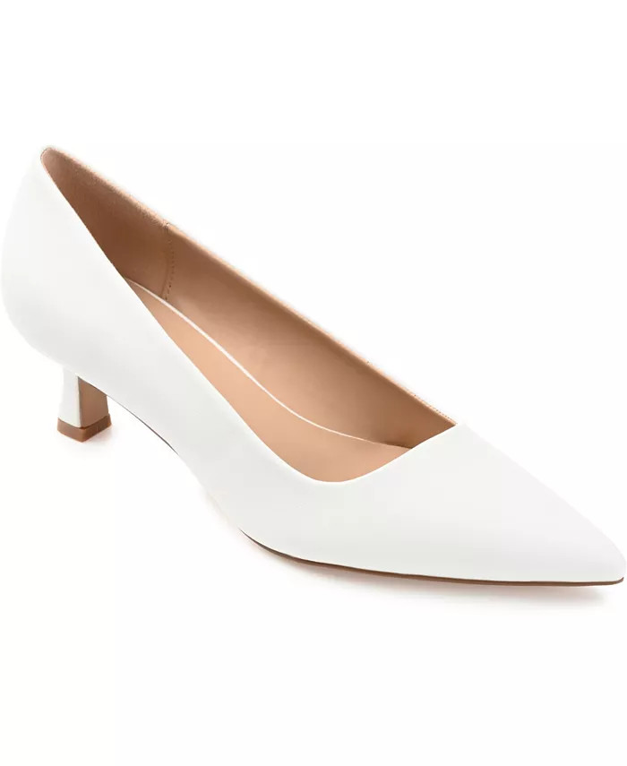 Journee Collection Women's Celica Kitten Heel Pumps - Macy's | Macy's