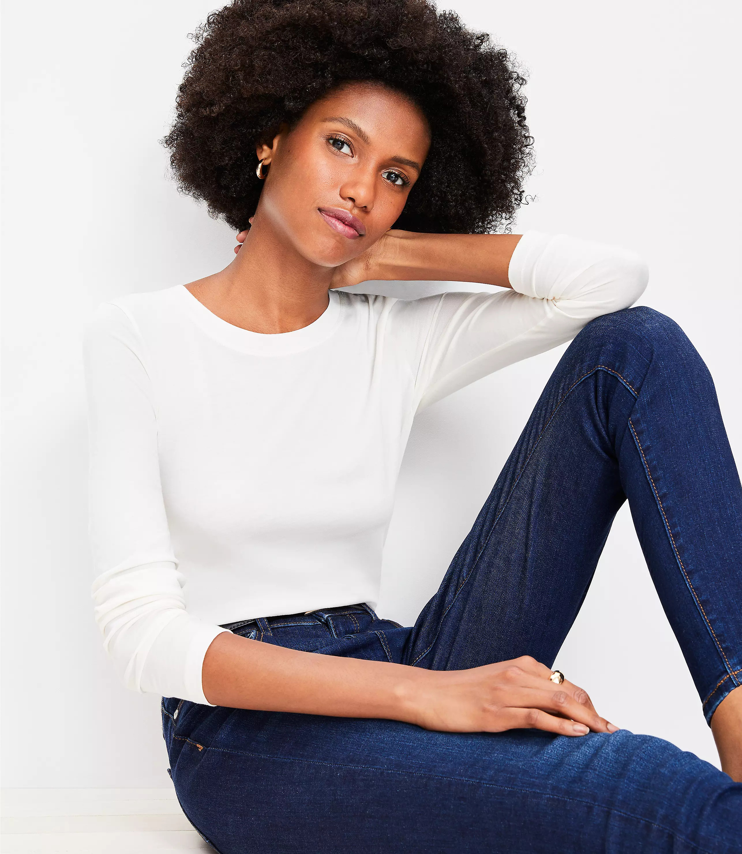 Long Sleeve Everyday Tee | LOFT