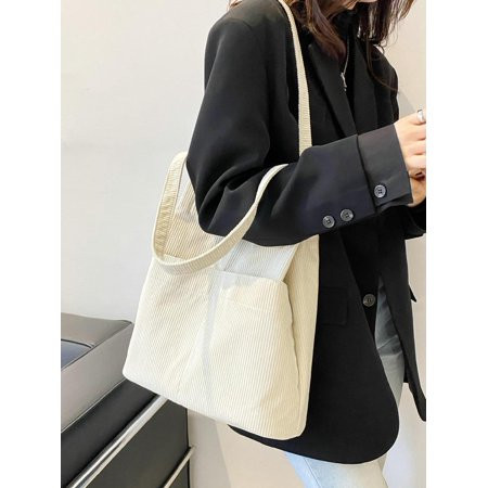 Women s Bags Minimalist Corduroy Tote Bag | Walmart (US)