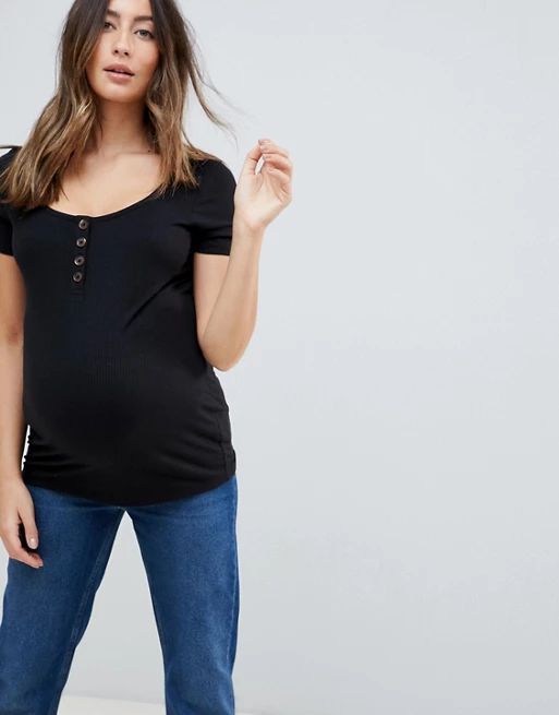 New Look Maternity Fitted Tee | ASOS UK