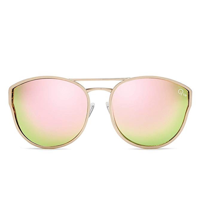 Quay Australia CHERRY BOMB Women's Sunglasses Large Round Cat Eye | Amazon (US)