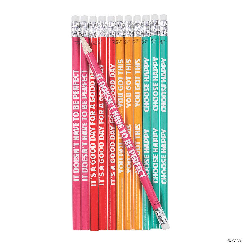 Happy Day Sayings Pencils - 24 Pc. | Oriental Trading Company