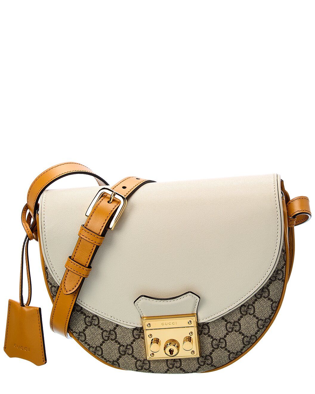 Padlock Small GG Supreme Canvas & Leather Shoulder Bag | Rue La La