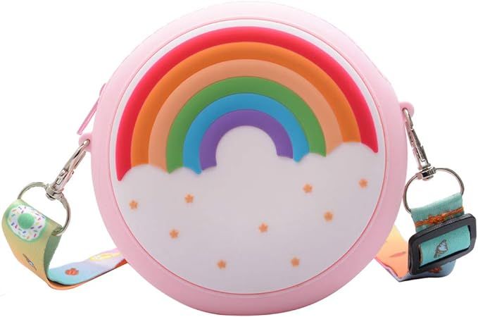 Silicone Children's Bags Crossbody Bags Small Satchel Cute Fashion Coin Purse | Amazon (US)