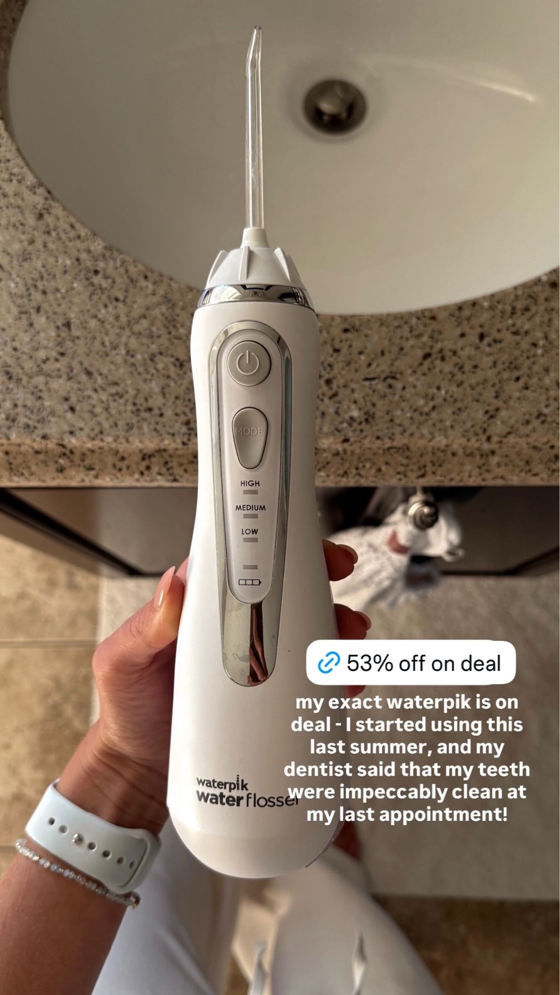 The exact Waterpik I use! 

Prime Day Hair Tools, Prime Day Beauty Tools, Prime Day Self Care Deals, Prime Day Wellness Deals, Amazon Hair Care, Amazon Beauty Must Haves

#LTKSaleAlert