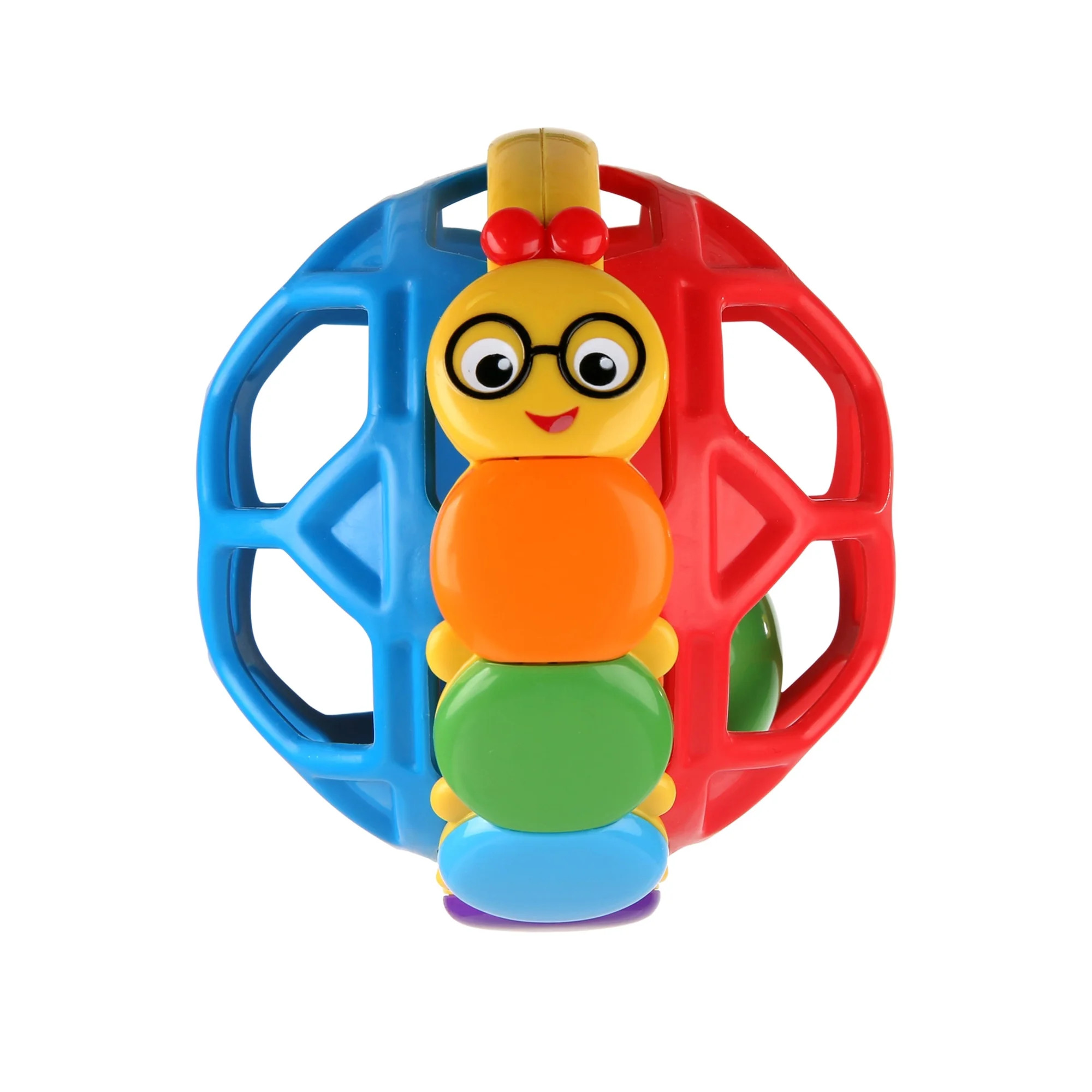 Baby Einstein Bendy Ball Easy Grasp Oball Rattle BPA-free Toy, Ages 3 Months+ | Walmart (US)
