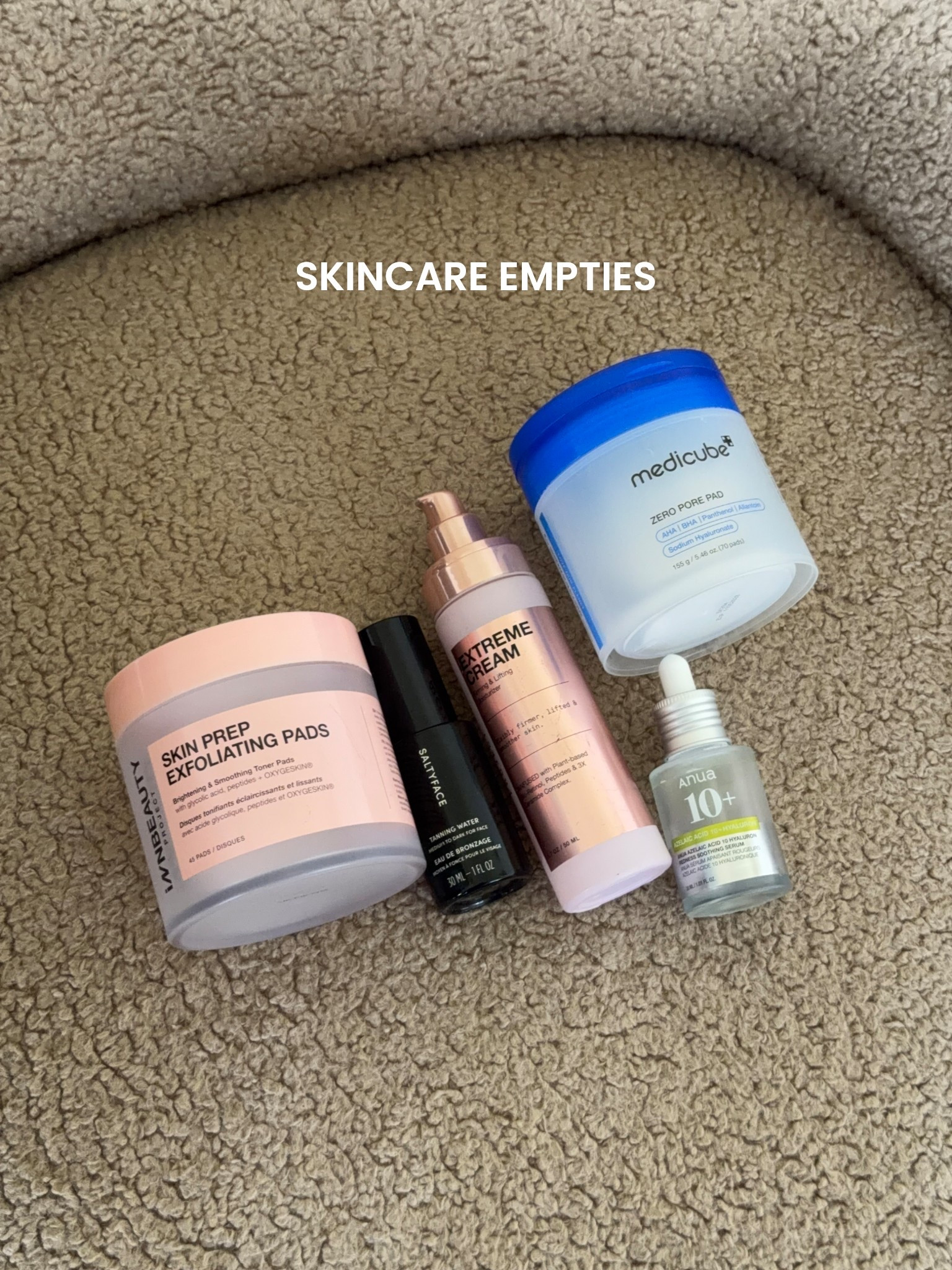 Empties!! Exfoliating pads love both the inn beauty are more luxe and thick but medicine is powerful. My fave self tanner for face it’s so natural and doesn’t smell! Need a refill for my moisturizer. And love this Amazon Korean skin for redness 

#amazonskincare #medicube #skincaree

#LTKmomlife