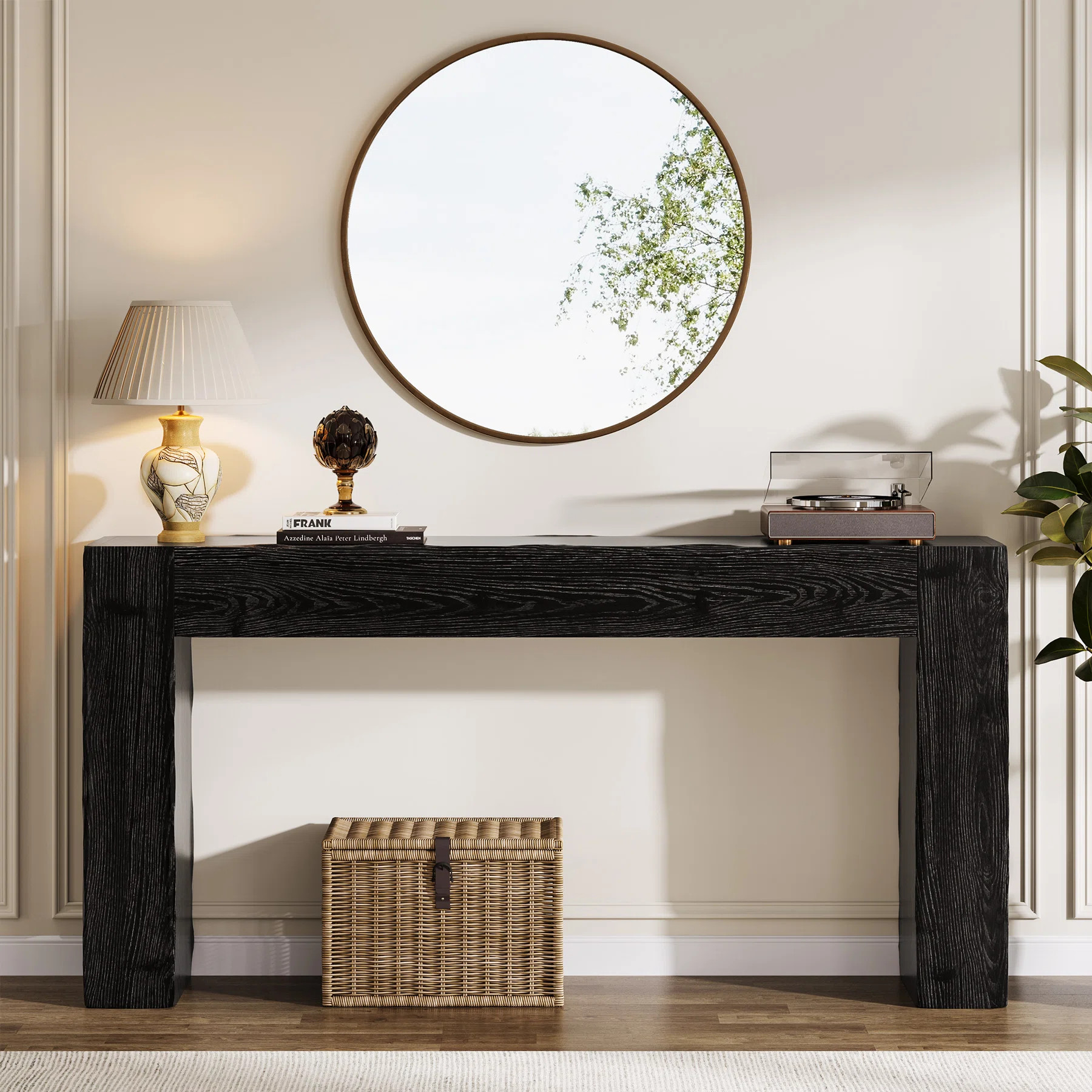 63-Inch Solid Wood Console Table | Wayfair North America