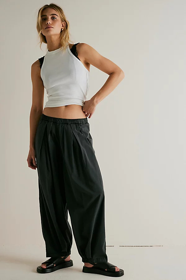 To The Sky Parachute Pants by Free People, Black, M | Free People (Global - UK&FR Excluded)