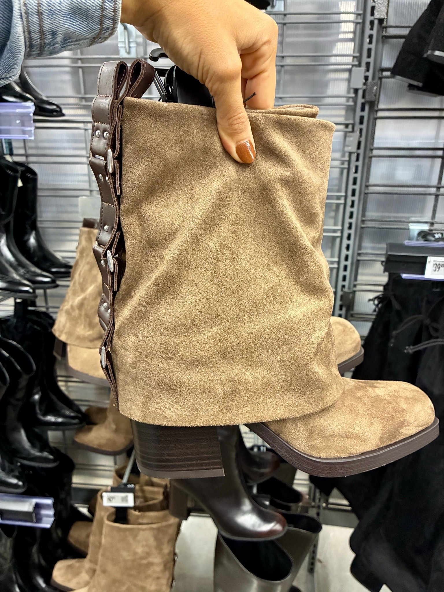 Love the edgy buckle detail on these fold over boots

#LTKdayinmylife #LTKSeasonal