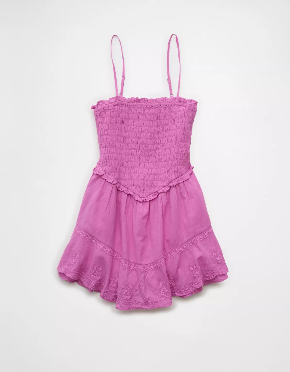 AE Bella Ruffle Tiered Romper | American Eagle Outfitters (US & CA)
