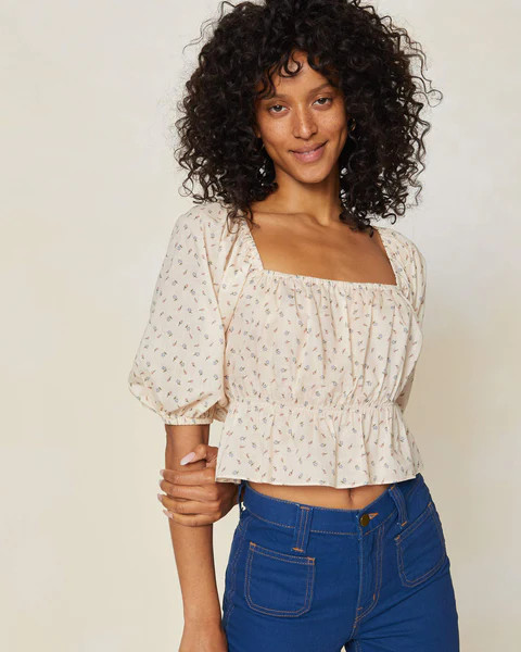 The Manon Blouse | Cream Daffodil | Christy Dawn