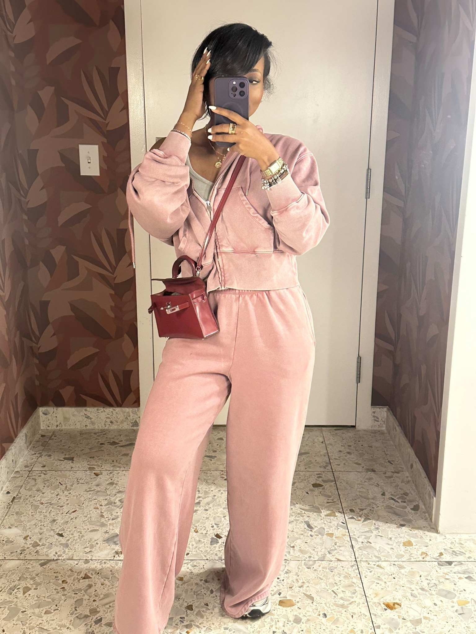The comfiest sweatsuit! 
Wearing a small in top and bottom

#LTKFindsUnder100 #LTKStyleTip #LTKSeasonal