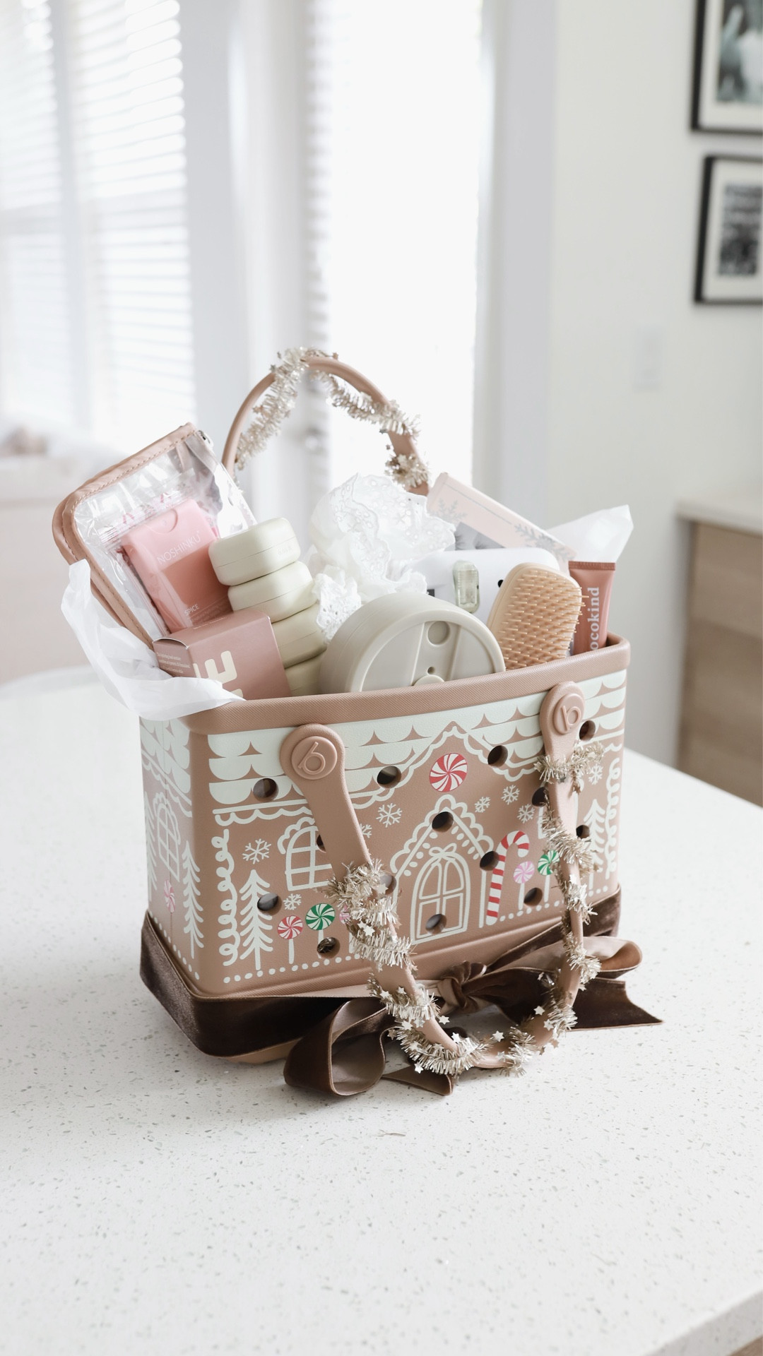 Beach Bag Christmas Gift Basket Gift Idea | Gift Guide for Her

#LTKSeasonal #LTKGiftGuide #LTKHoliday